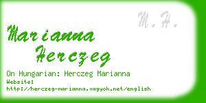 marianna herczeg business card
